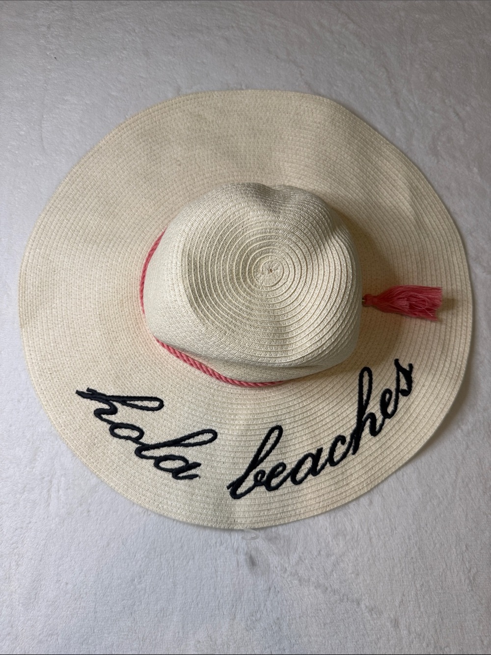 Serra Cream Woven Sun Hat